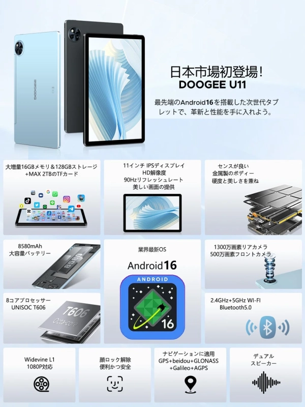 DOOGEE U11の幅広い活用シーン