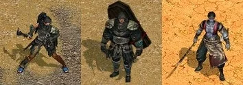 キャラクター,戦士,剣士,鎧,武器,ファンタジー,ゲーム,砂漠,俯瞰視点,RPG