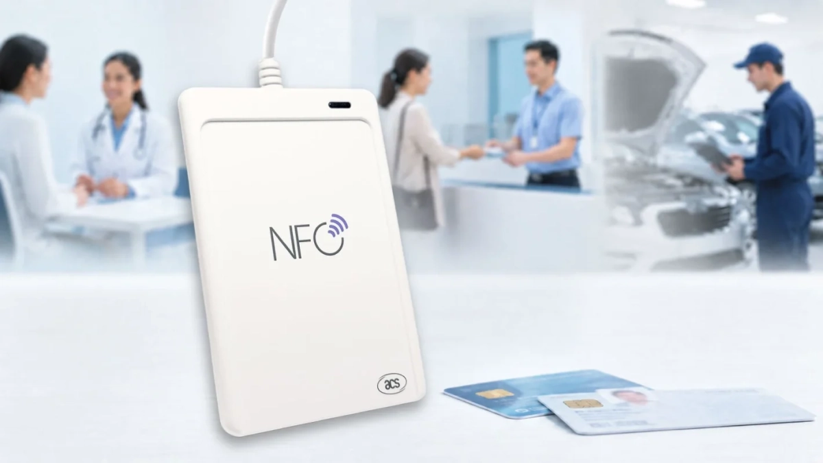 NFCカードリーダーと利用シーン