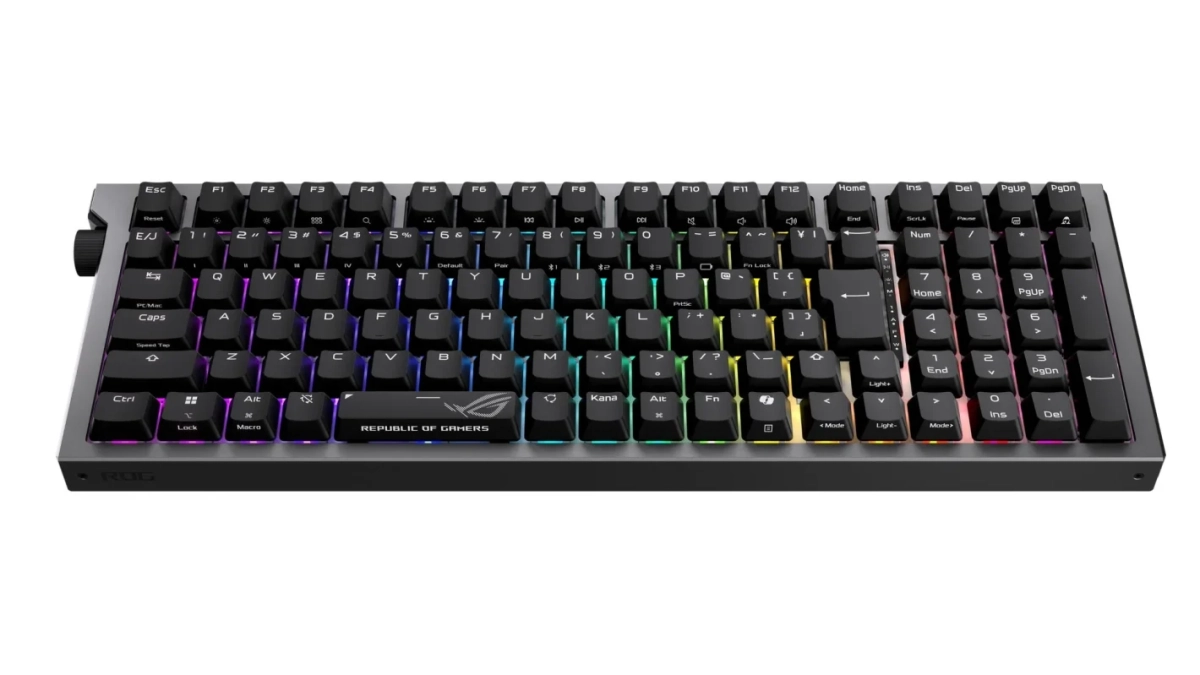 ROG Strix Morph 96 Wireless Gaming KeyboardのRGBライティング