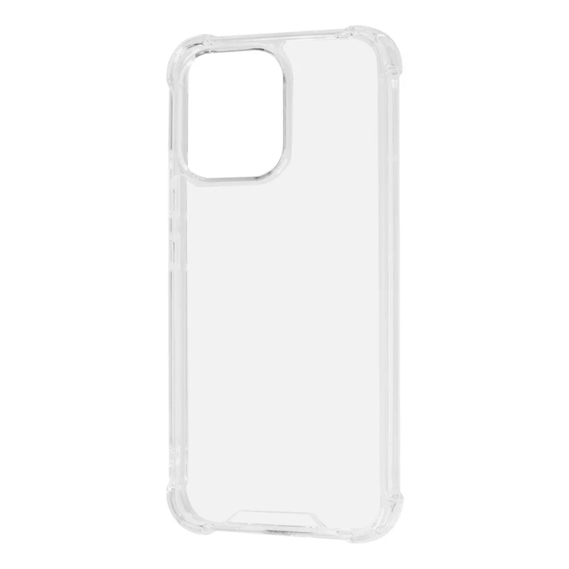 透明なプラスチック製スマートフォンケースの単体写真