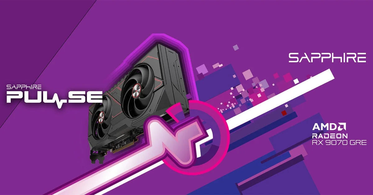 SAPPHIRE PULSE Radeon RX 9070 GRE GAMING OC 12GB