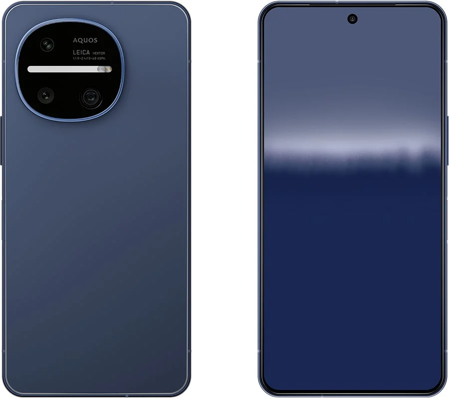 AQUOS R11の前面と背面