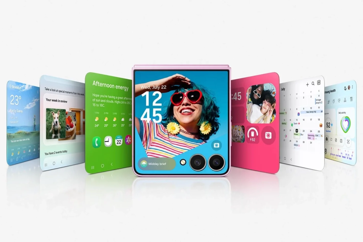 Samsung Galaxy Z Flip8のUI例