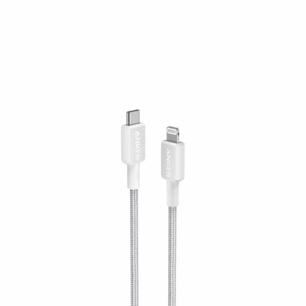 Anker 322 高耐久ナイロン USB-C & Lightning ケーブル 0.9m