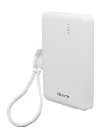 白のcheero Solitta 10000mAh