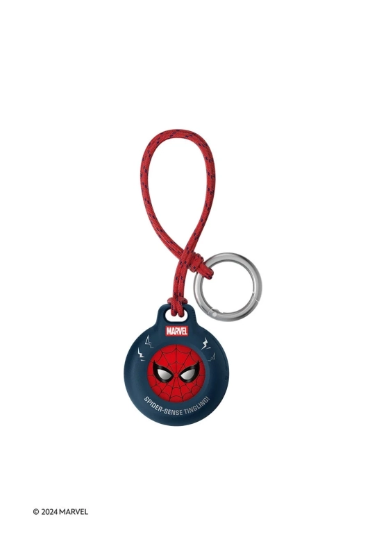 スパイダーマンデザインのAirTagホルダー