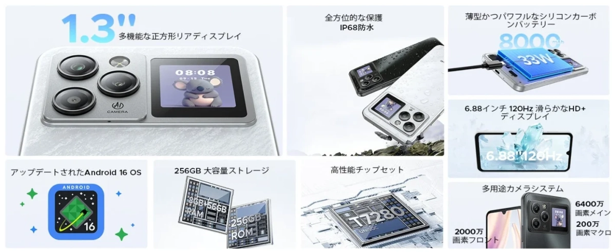 DOOGEE M30PROの主要スペック