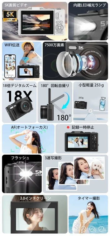 WD08の主要機能一覧