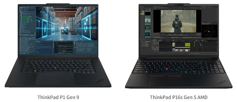 ThinkPad P1 Gen 9とThinkPad P16s Gen 5 AMD