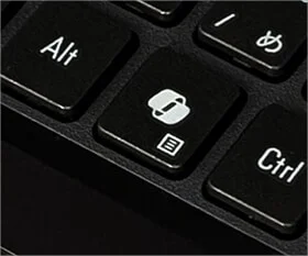 Copilotキーを含むキーボードの一部