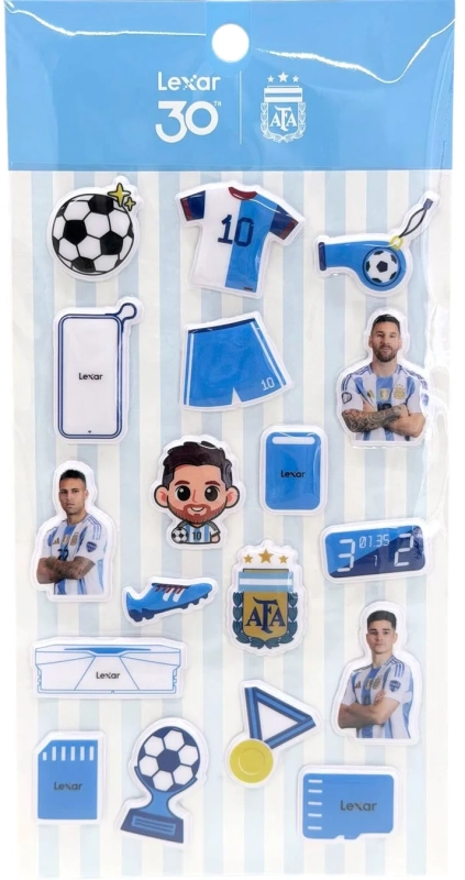 Lexar サッカー・アルゼンチン代表チーム記念ステッカー