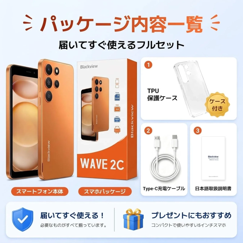 パッケージ内容一覧