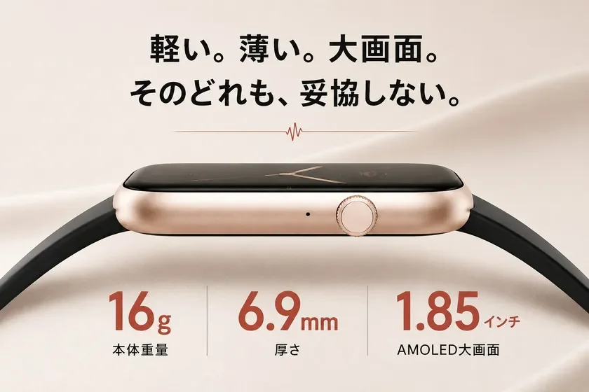 軽い。薄い。大画面。