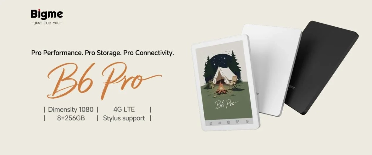 Bigme B6 Proのプロモーション画像