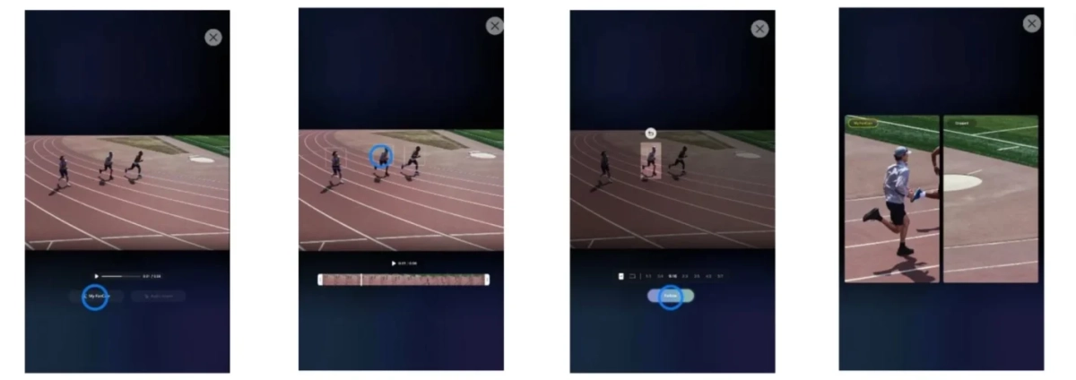 動画編集のUI