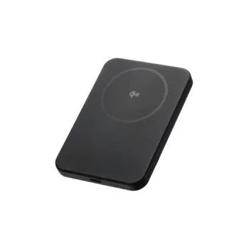 黒いワイヤレス充電器またはモバイルバッテリー