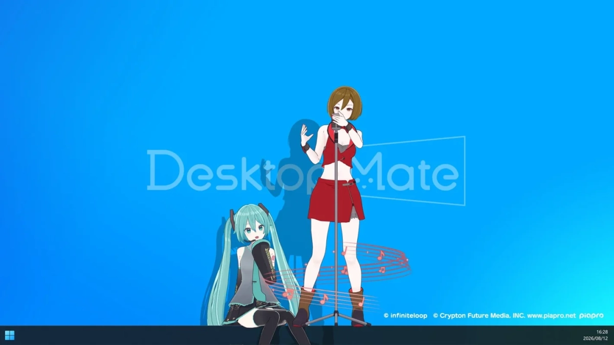 初音ミクと巡音ルカ