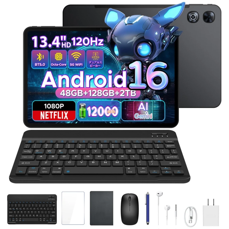 P13 セット版 Android 16 タブレット