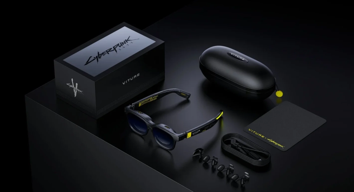 サイバーパンク2077とVITUREのコラボレーションARスマートグラスセット