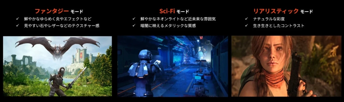 MOBIUZカラーモードの詳細