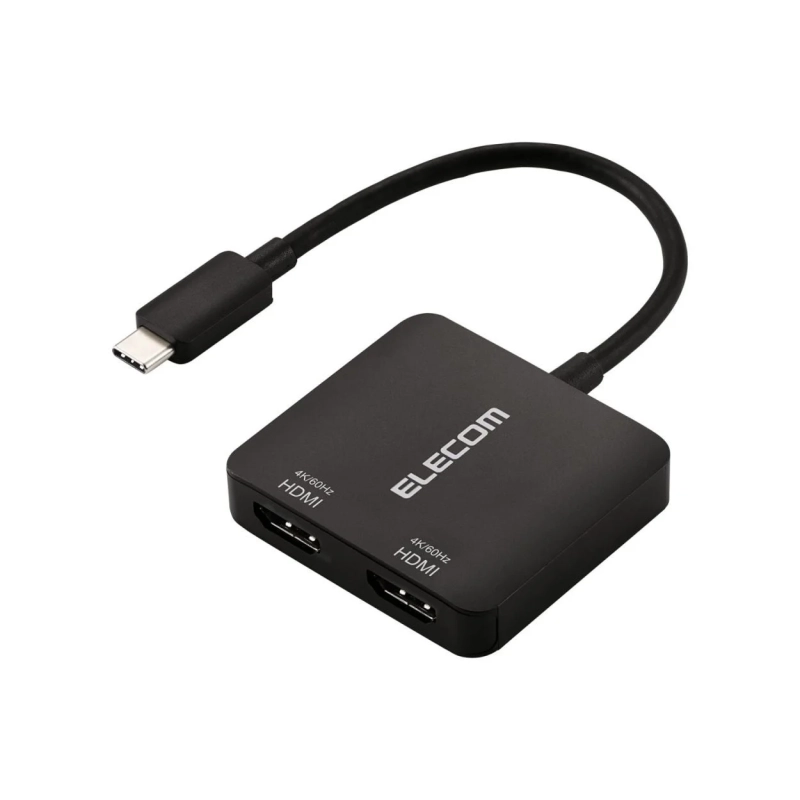 ELECOM製のUSB Type-C to デュアルHDMI変換アダプタ