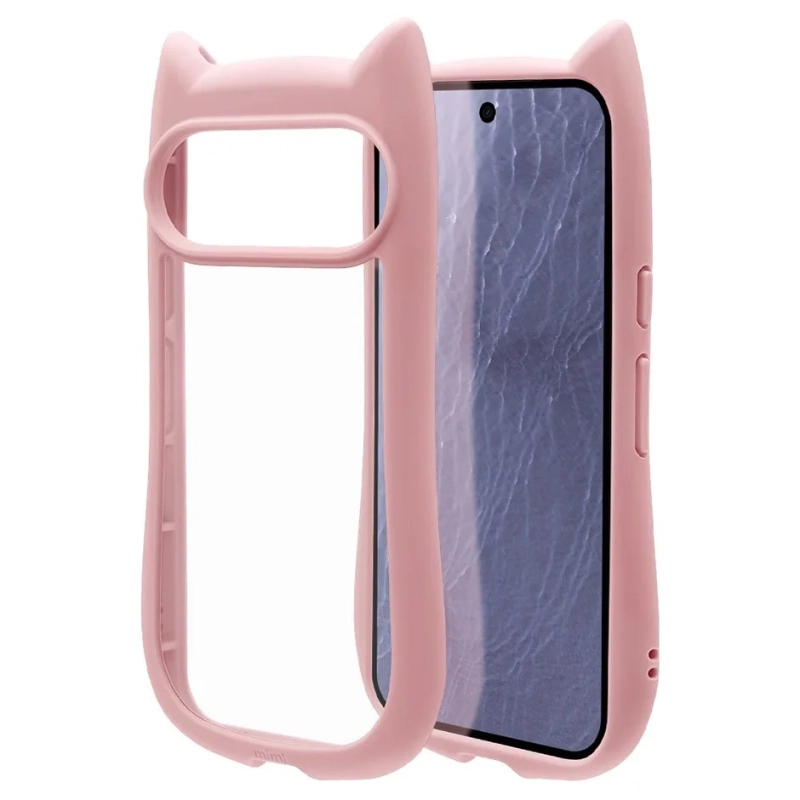 Google Pixel 11 ネコミミケース ピンク