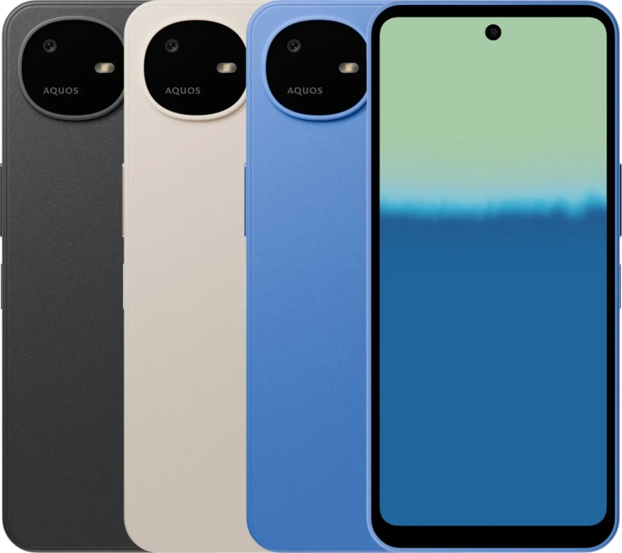 AQUOS wish6の3色の背面デザイン