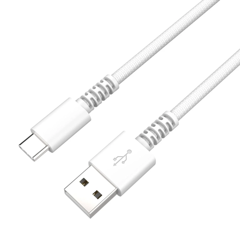 USB-A to Cケーブル（白）