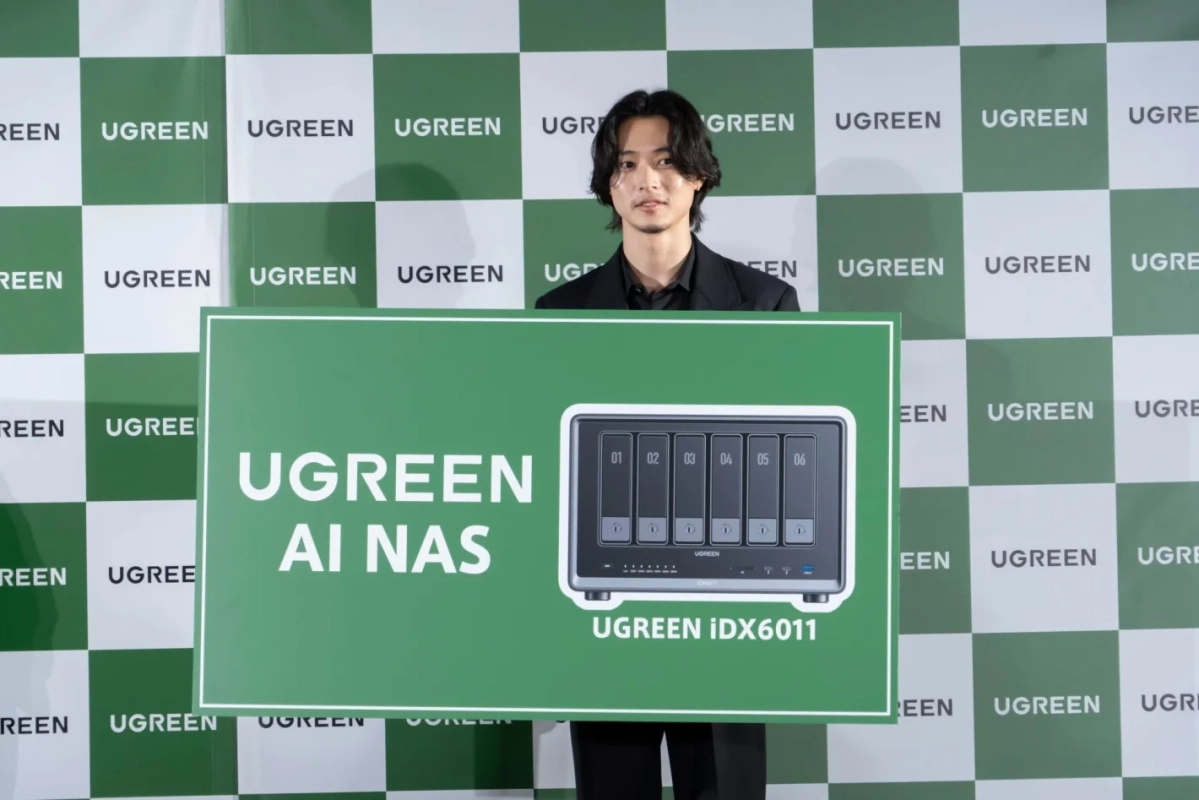 山﨑賢人さんと「UGREEN AI NAS」