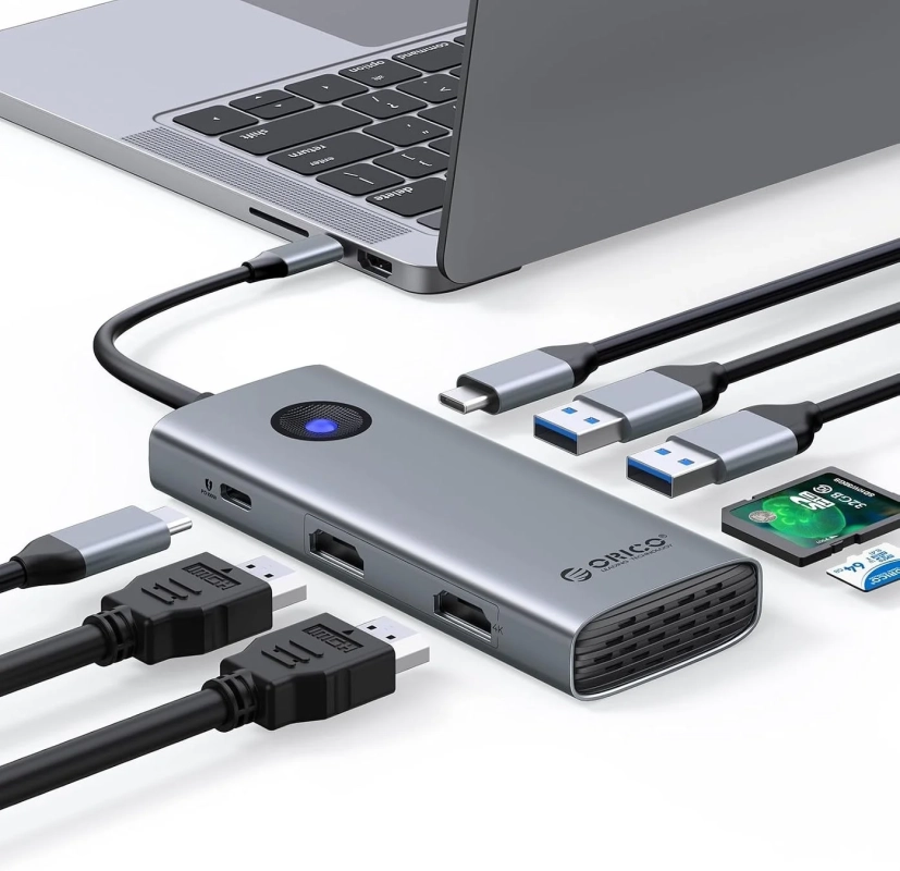 ORICO 8-in-1 USB-Cドッキングステーション
