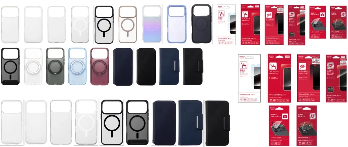 iPhoneケースと保護フィルムの多様なラインナップ