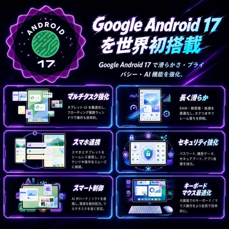 Android 17の新機能