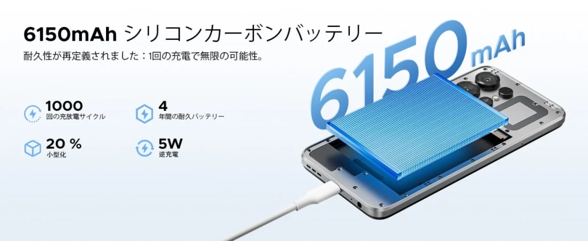 スマートフォンのバッテリー