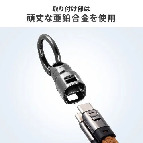取り付け部は頑丈な亜鉛合金を使用