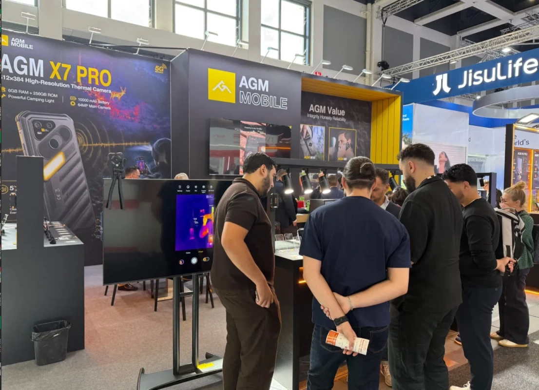 AGM X7 PROのサーマルカメラ機能デモ