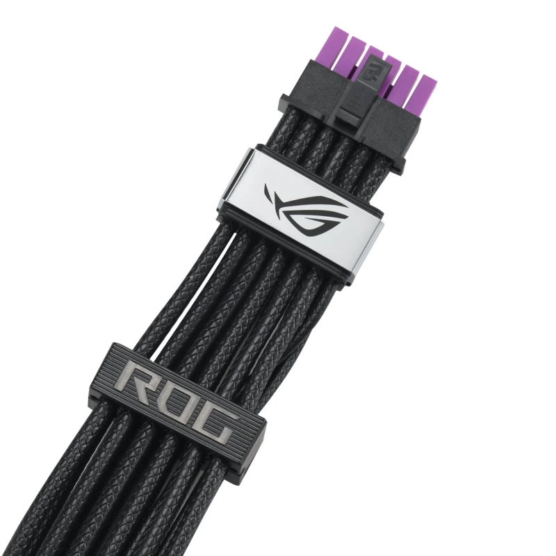 ROG Equalizerの黒いケーブルとコーム