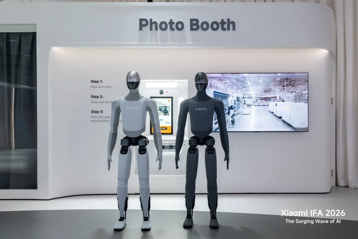 Photo Booth Step 1: Pose and smile Step 2: Snap your photo Step 3: Print and grab personalized results Xiaomi Xiaomi IFA 2026 The Surging Wave of AI TESTED AT IFA DEBUT START NOW